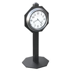 Deluxe Clock-On-Post-Brown SG100110BR